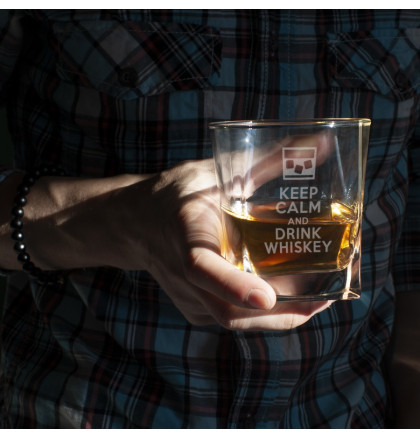 Стакан для виски "Keep calm and drink whiskey", фото 4, цена 240 грн